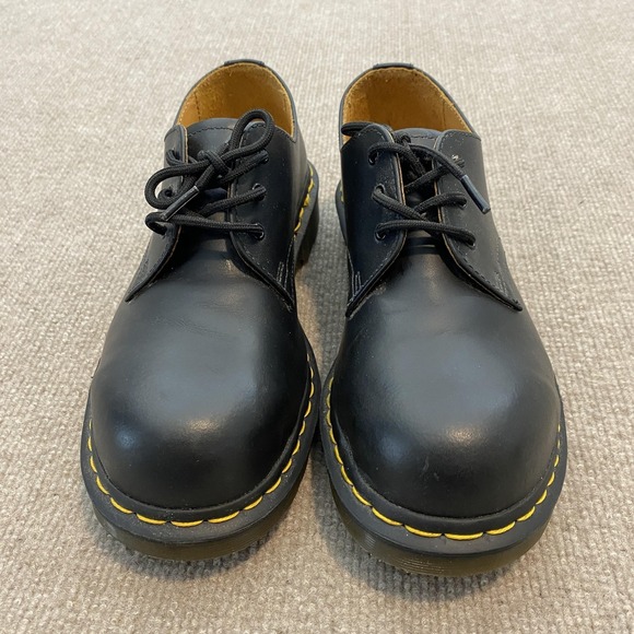 Dr. Martens 1925 Shoes Mens 7 Womens 8 Black Leather Slip Resistant Oxfords 5400 main image 7